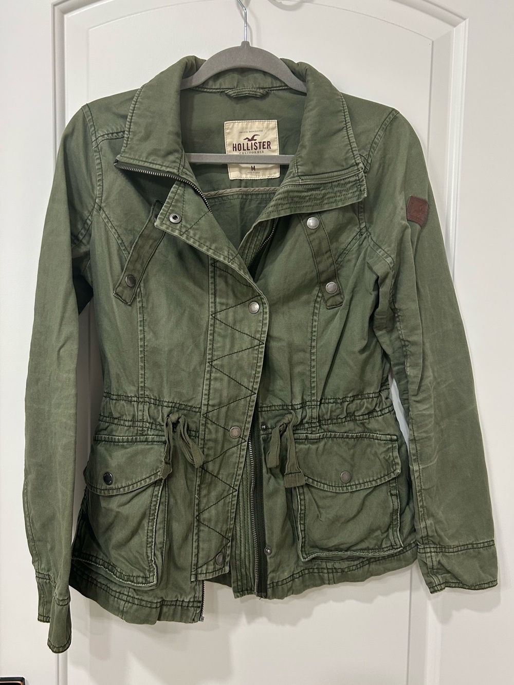 Hollister Military Green Women's Utility Jacket